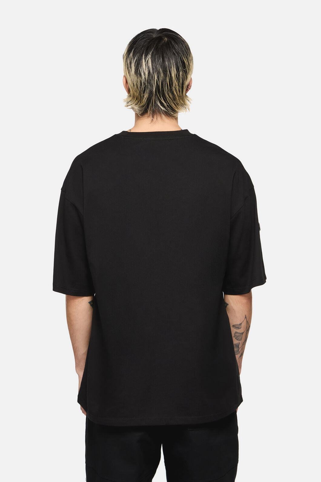 Dangerfield - Skull Grunge Print Tee - black