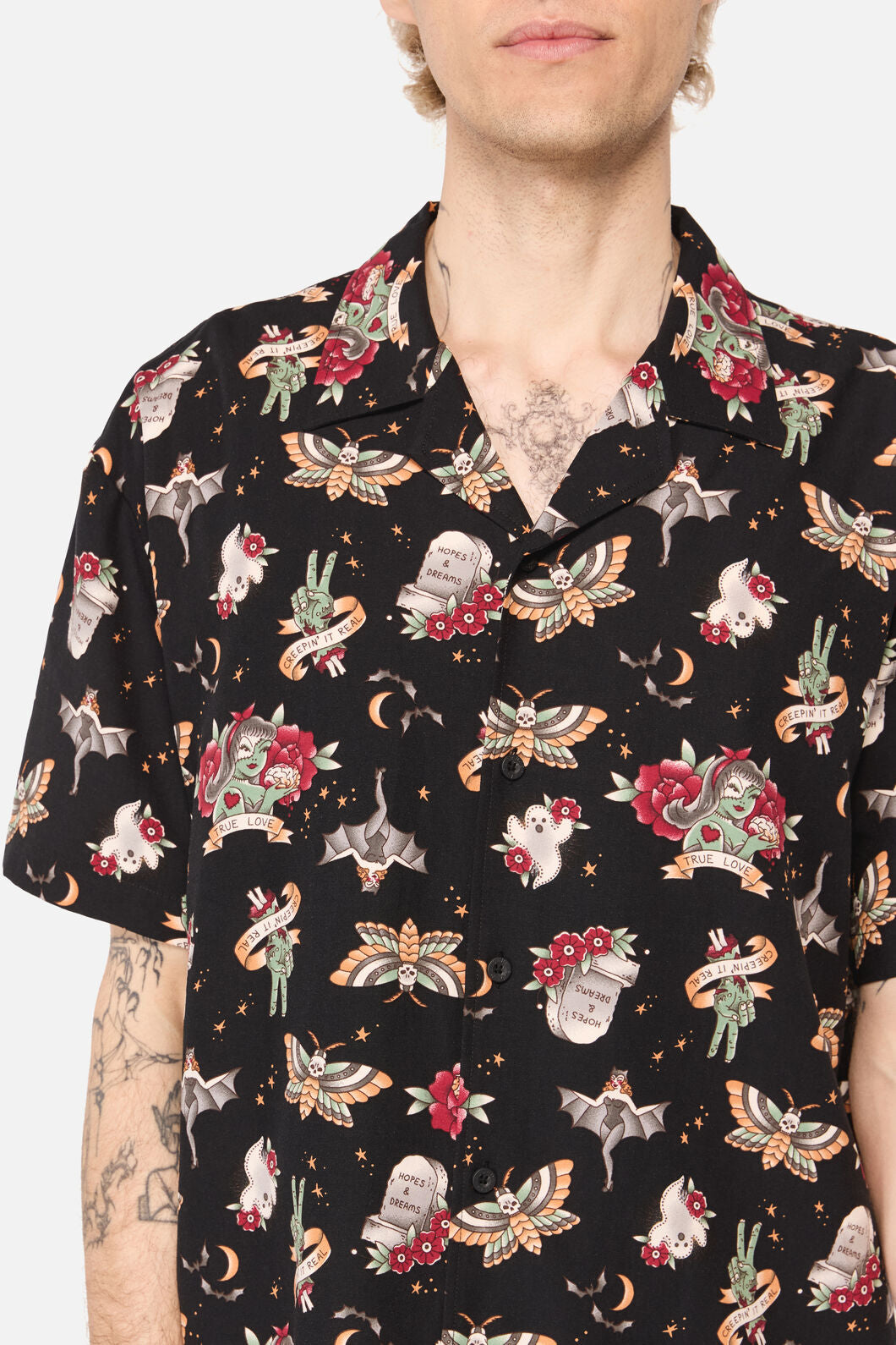 Dangerfield - All Hallows Eve SS Shirt - black