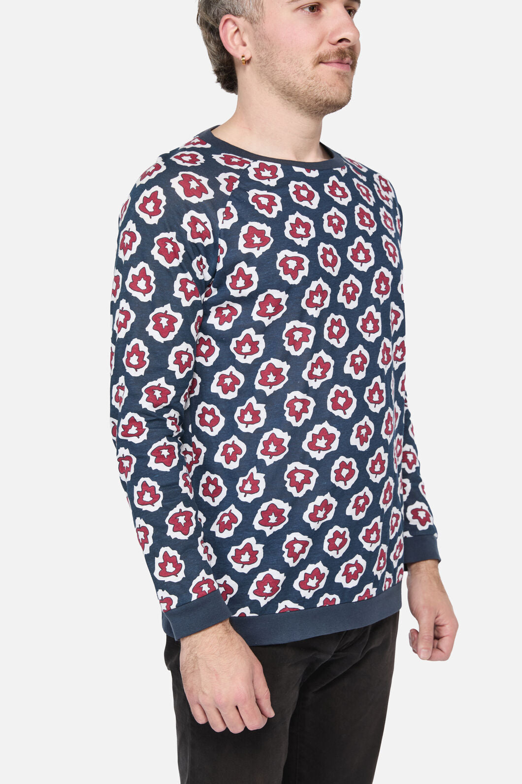 Dangerfield - Oakleaf LS Top - red