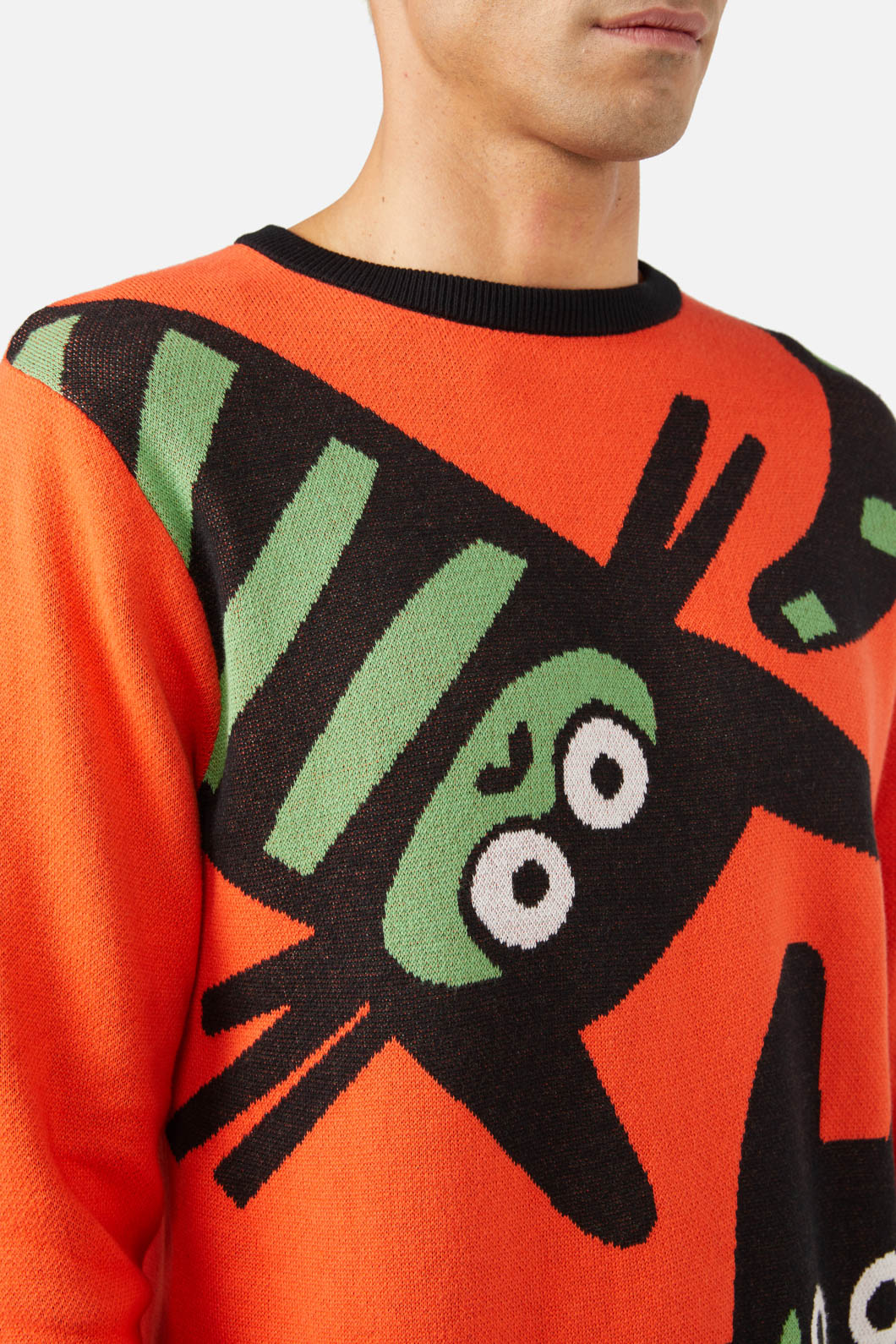 Dangerfield - Peculiar Puss Knit - orange