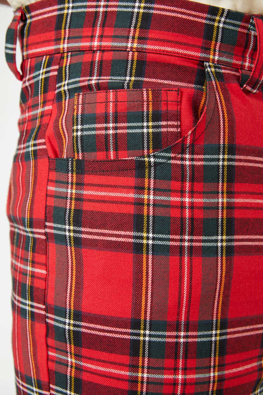 Dangerfield - Chosen Tartan Unisex Pant - red