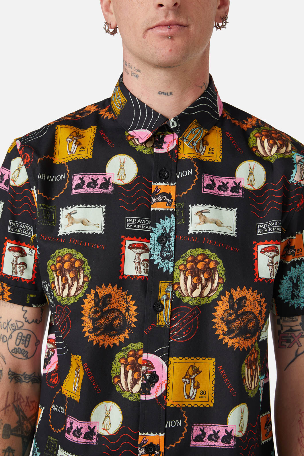 Dangerfield - Old Postal SS Shirt - multi