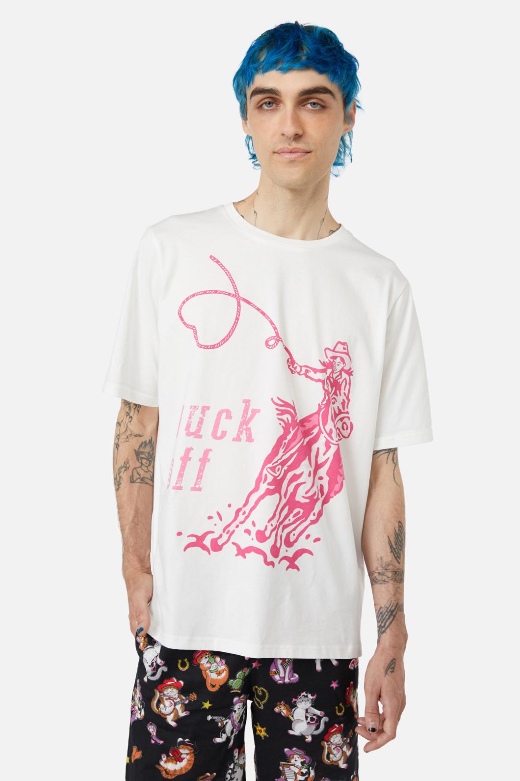 Dangerfield - Buck Off Tee - cream