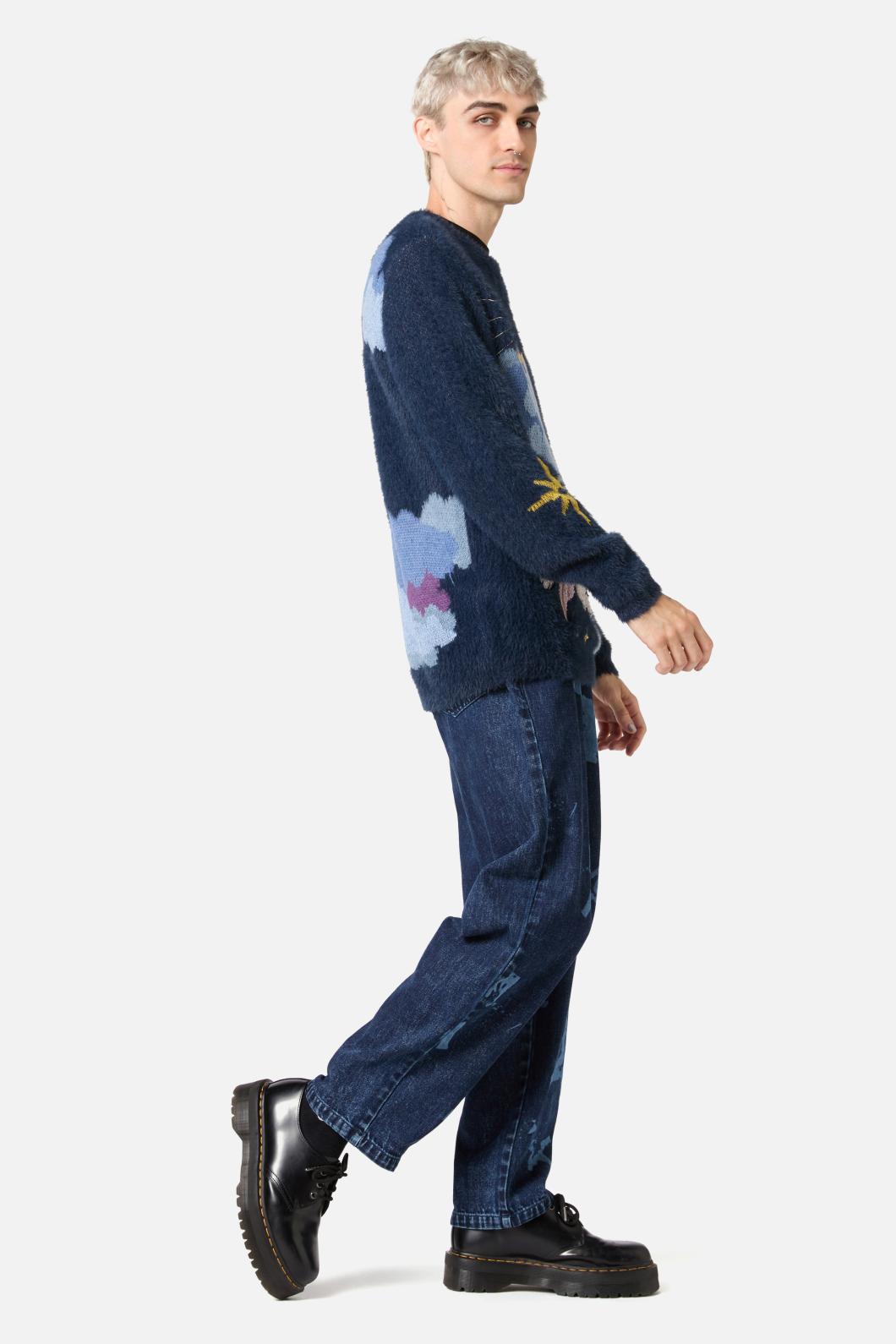Dangerfield - Moon Time Unisex Knit - navy