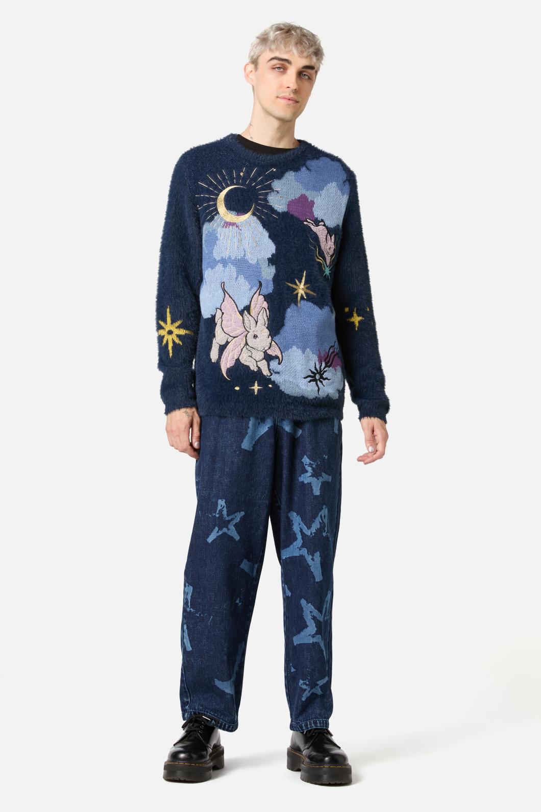 Dangerfield - Moon Time Unisex Knit - navy