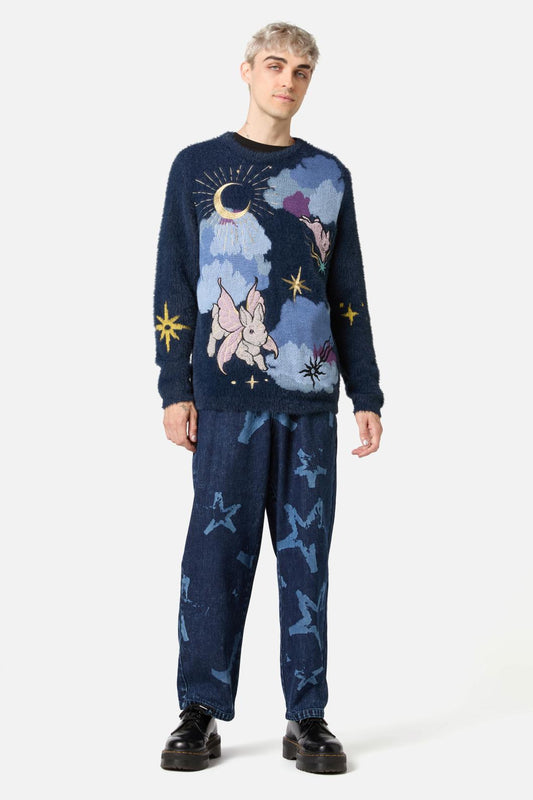 Dangerfield - Moon Time Unisex Knit - navy