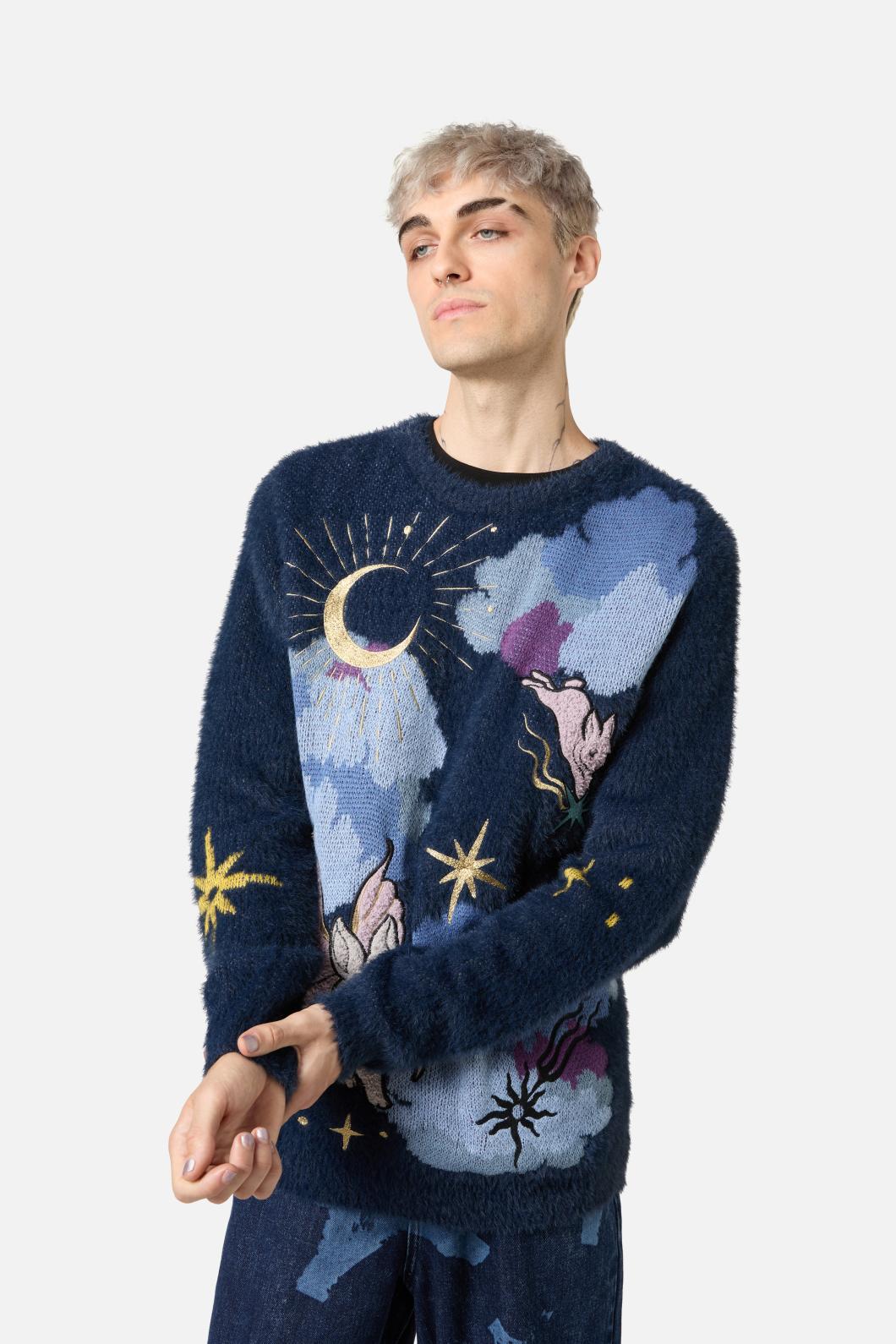 Dangerfield - Moon Time Unisex Knit - navy