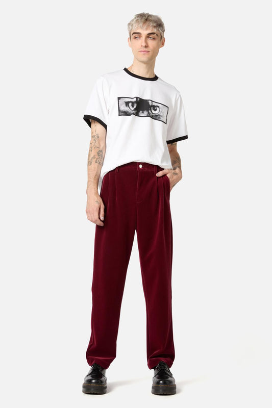Dangerfield - Prestige Cord Pants - red-black
