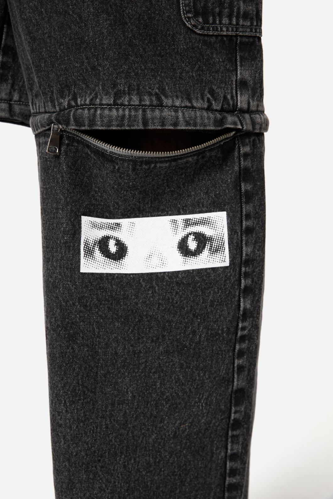 Dangerfield - Moggy Zip Off Jeans - black