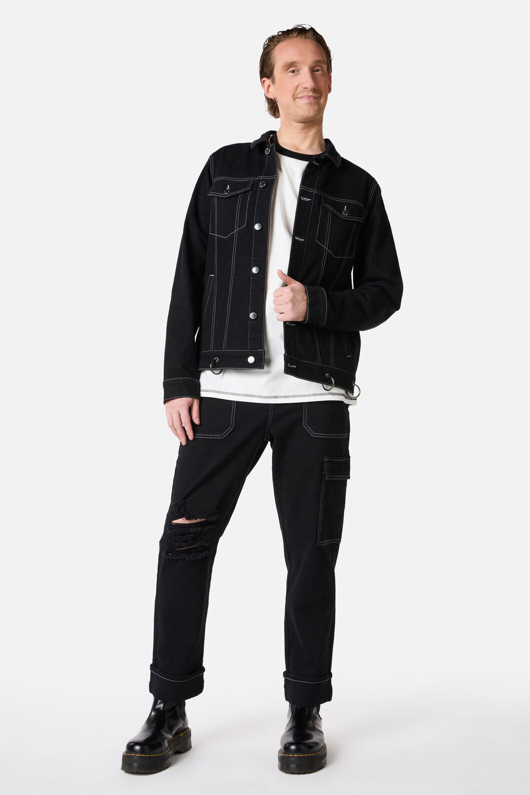 Dangerfield - Little Bitter Goth DenimJacket - black