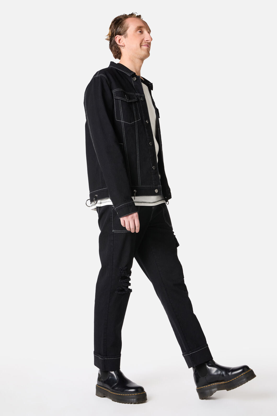 Dangerfield - Little Bitter Goth DenimJacket - black