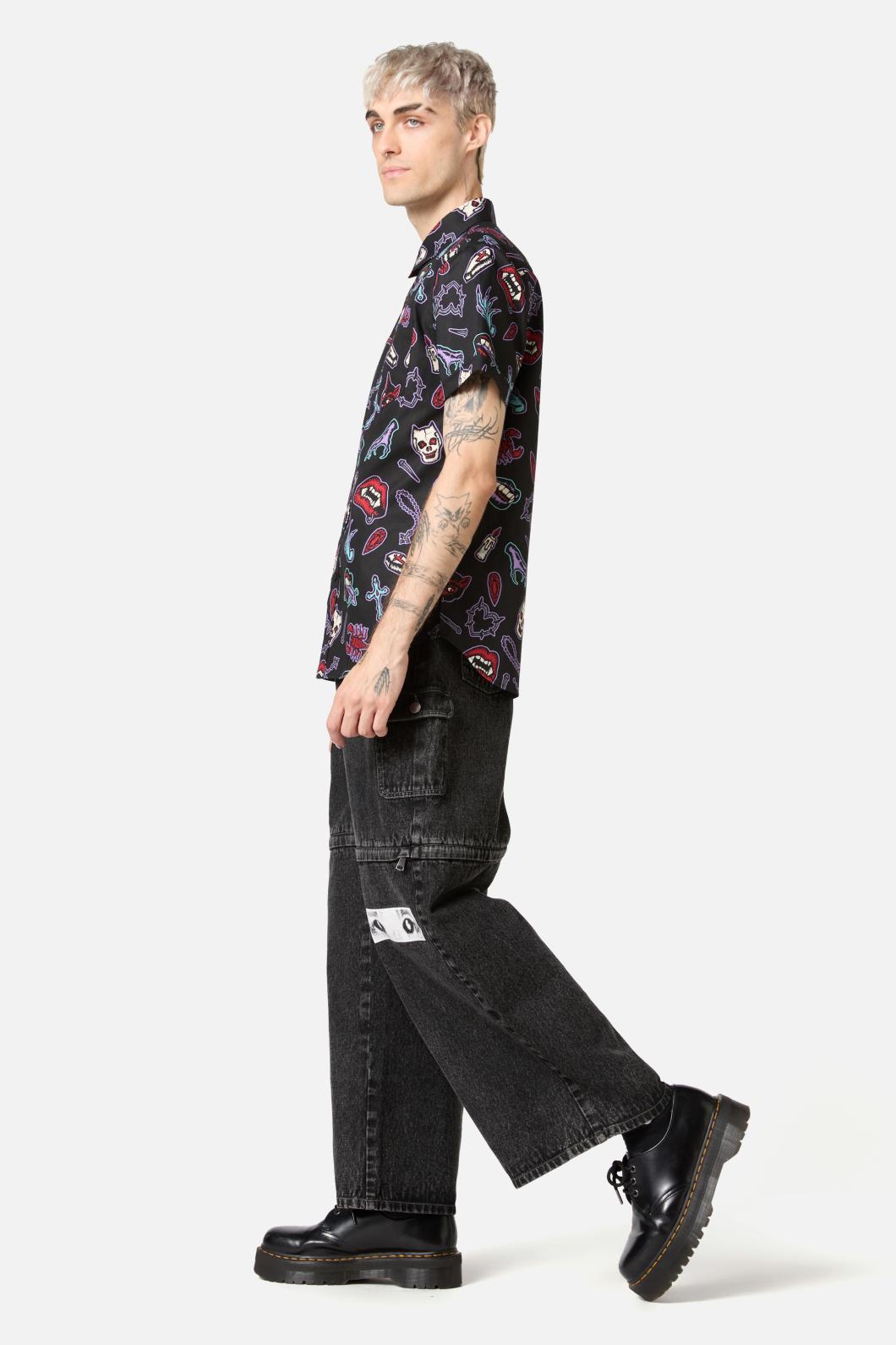 Dangerfield - Sucked In Gothic SS Shirt - black