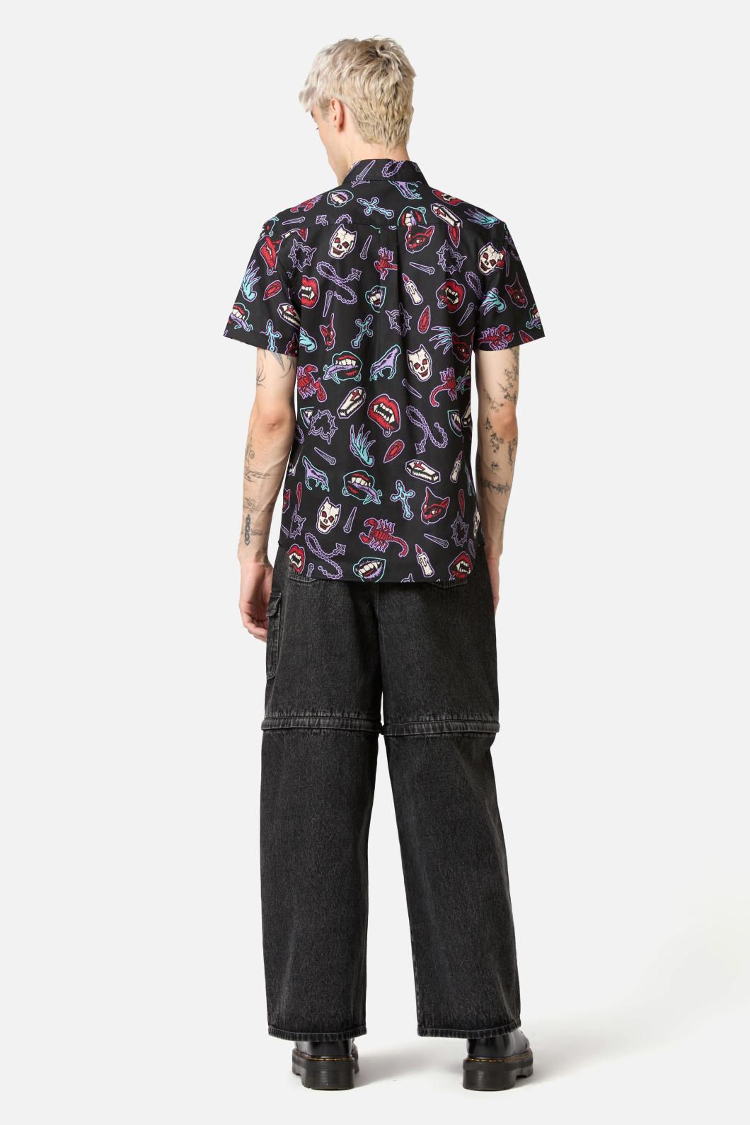 Dangerfield - Sucked In Gothic SS Shirt - black
