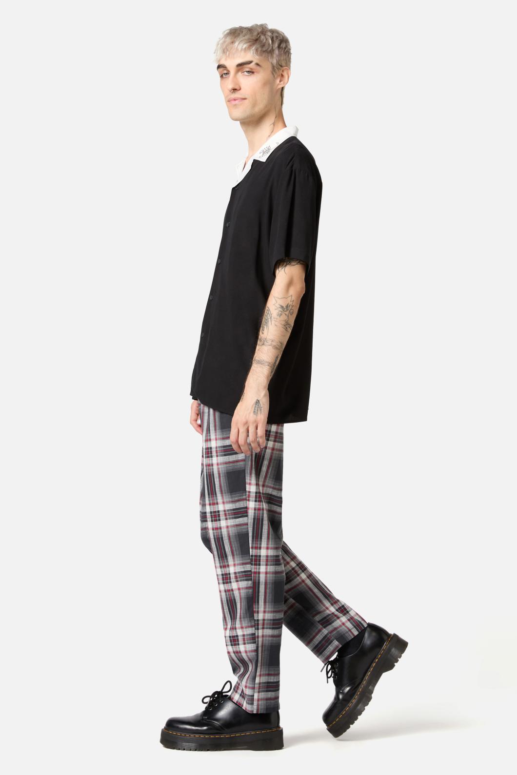 Dangerfield - ScorpionContrastCollarGothShir - black