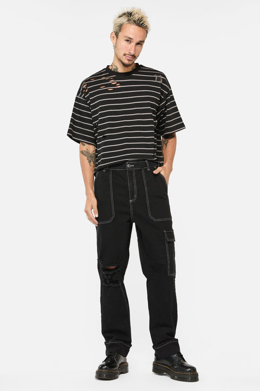 Dangerfield - Gothic Cuff Unisex Jeans - black
