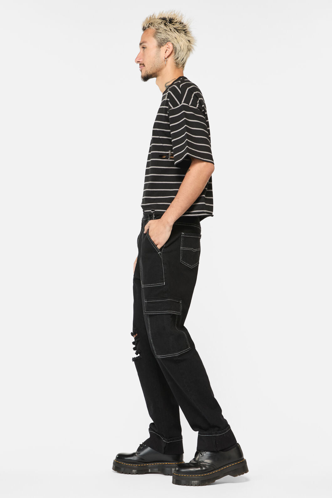 Dangerfield - Gothic Cuff Unisex Jeans - black
