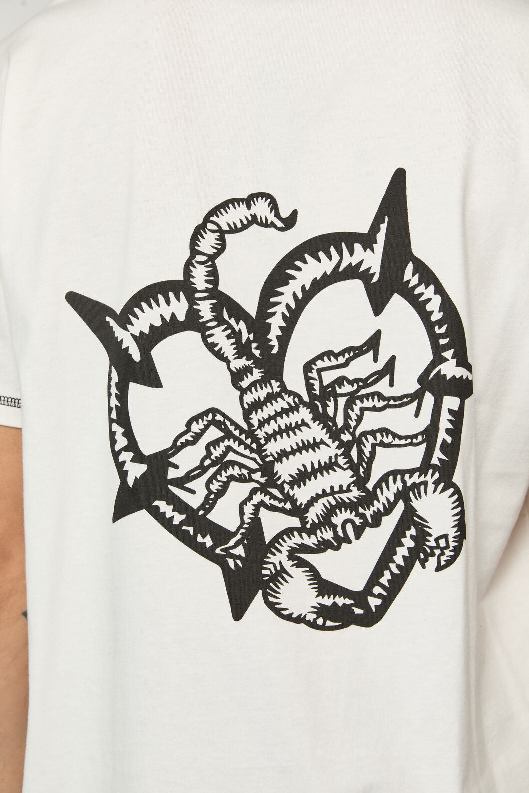 Dangerfield - Scorpion Tall Tee - white