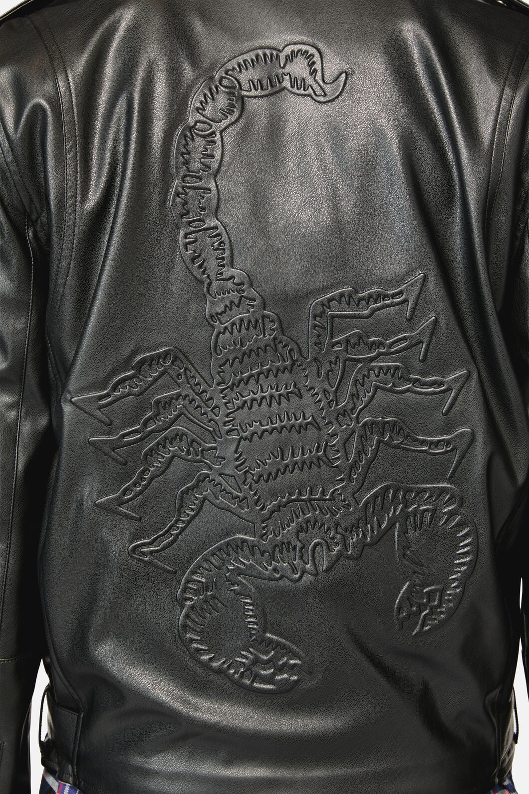 Dangerfield - Scorpion Embossed PU Jacket - black