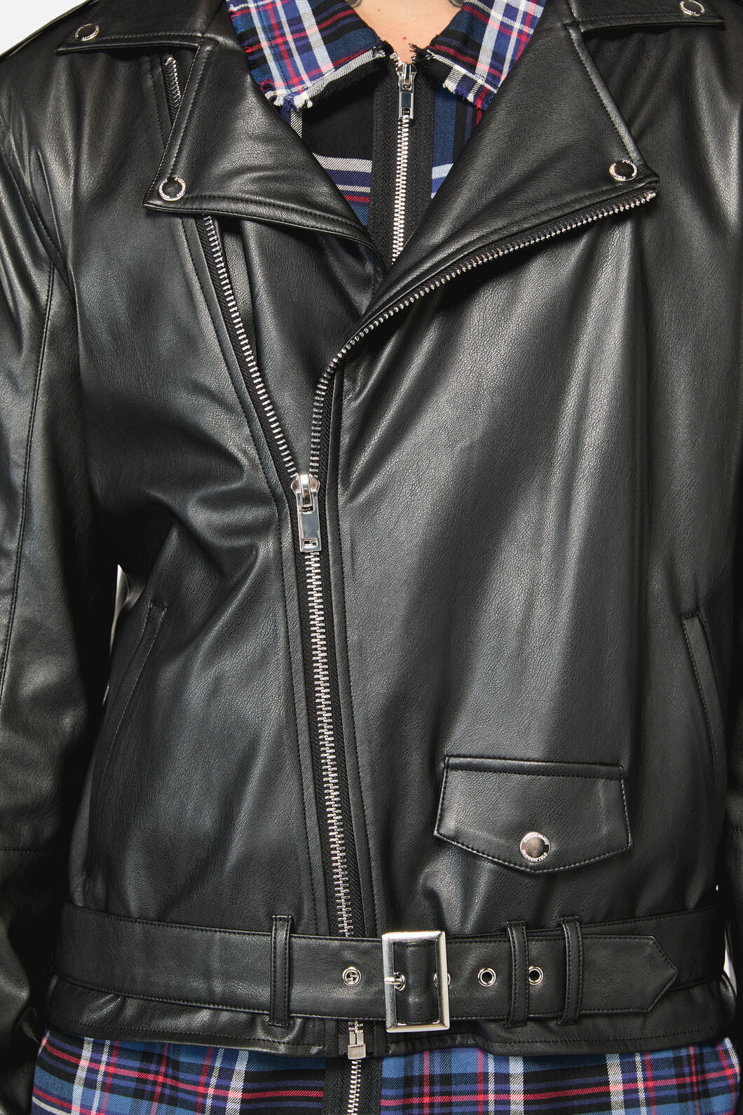 Dangerfield - Scorpion Embossed PU Jacket - black