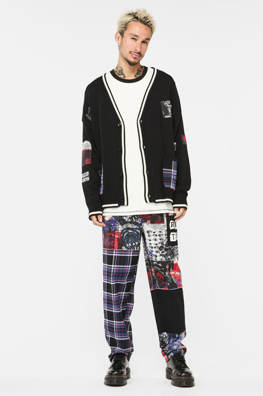 Dangerfield - Rot Grunge Cardi - black