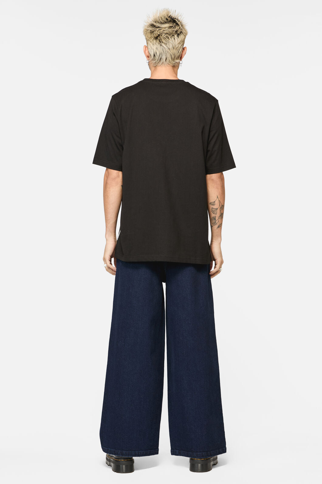 Dangerfield - Pussy Willow Print Tee - black