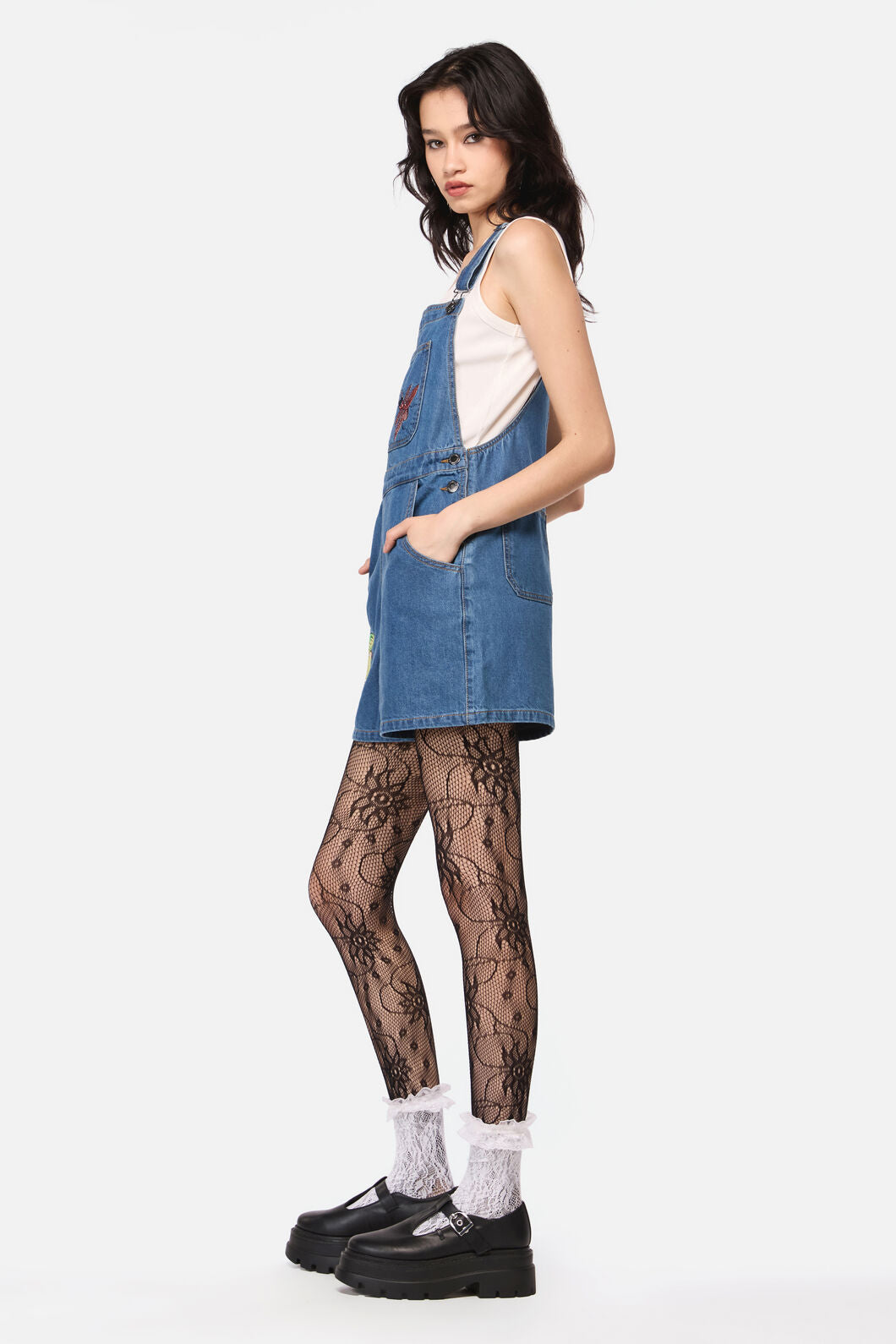 Dangerfield - Bugs Galore Denim Overall - blue