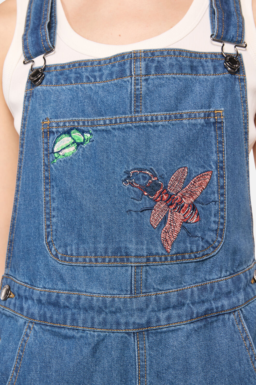 Dangerfield - Bugs Galore Denim Overall - blue