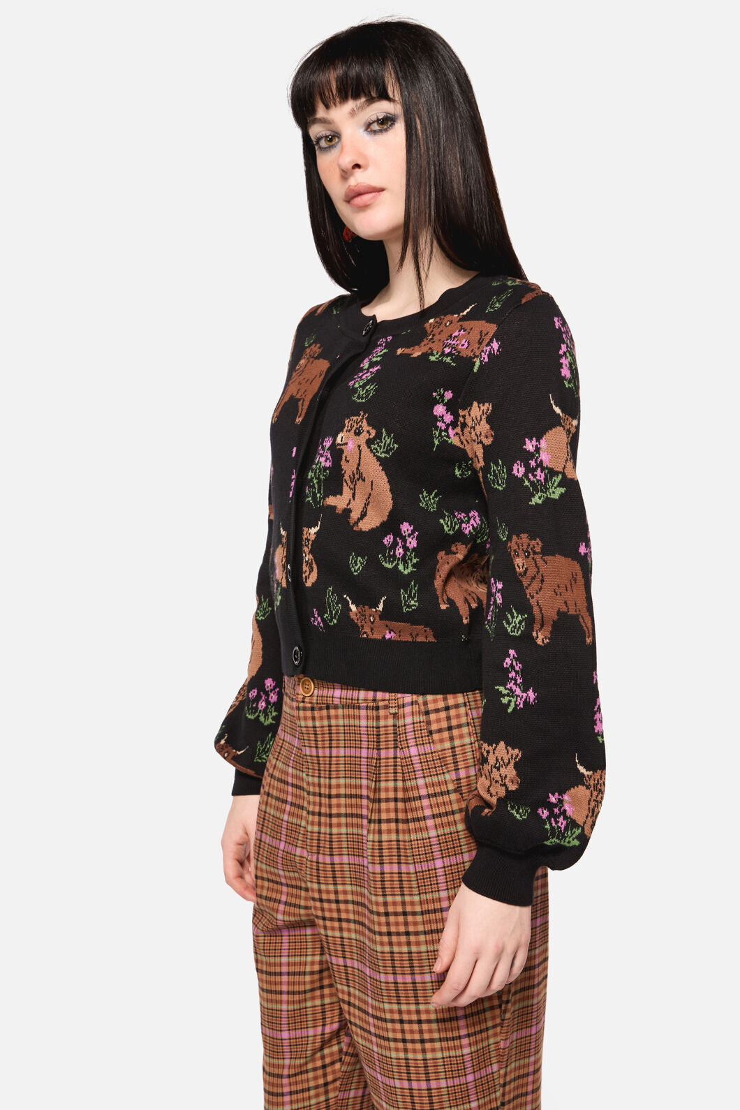 Dangerfield - Highland Fling Cardi - black