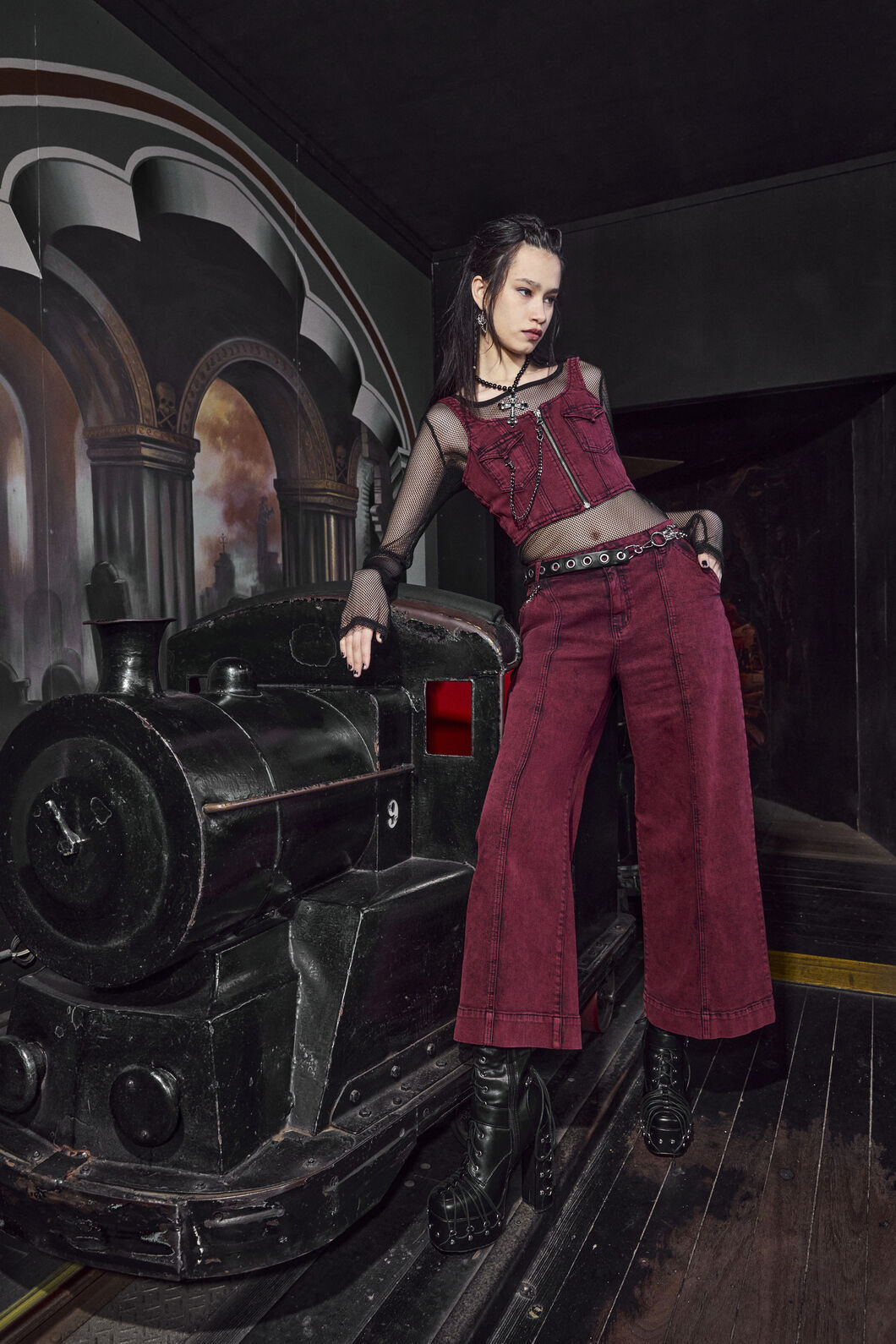 Dangerfield - Barb Denim Jean - red