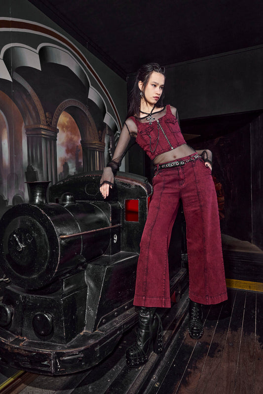 Dangerfield - Barb Denim Jean - red