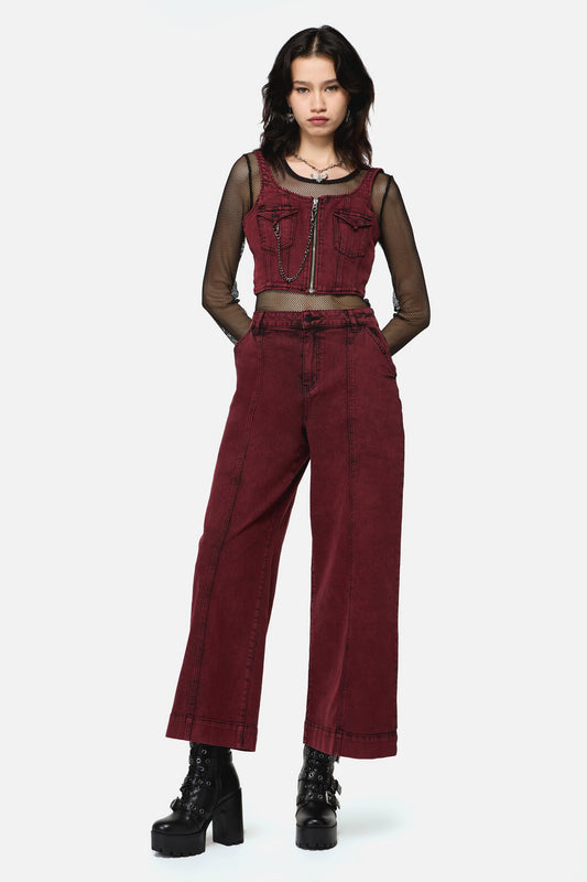 Dangerfield - Barb Denim Jean - red