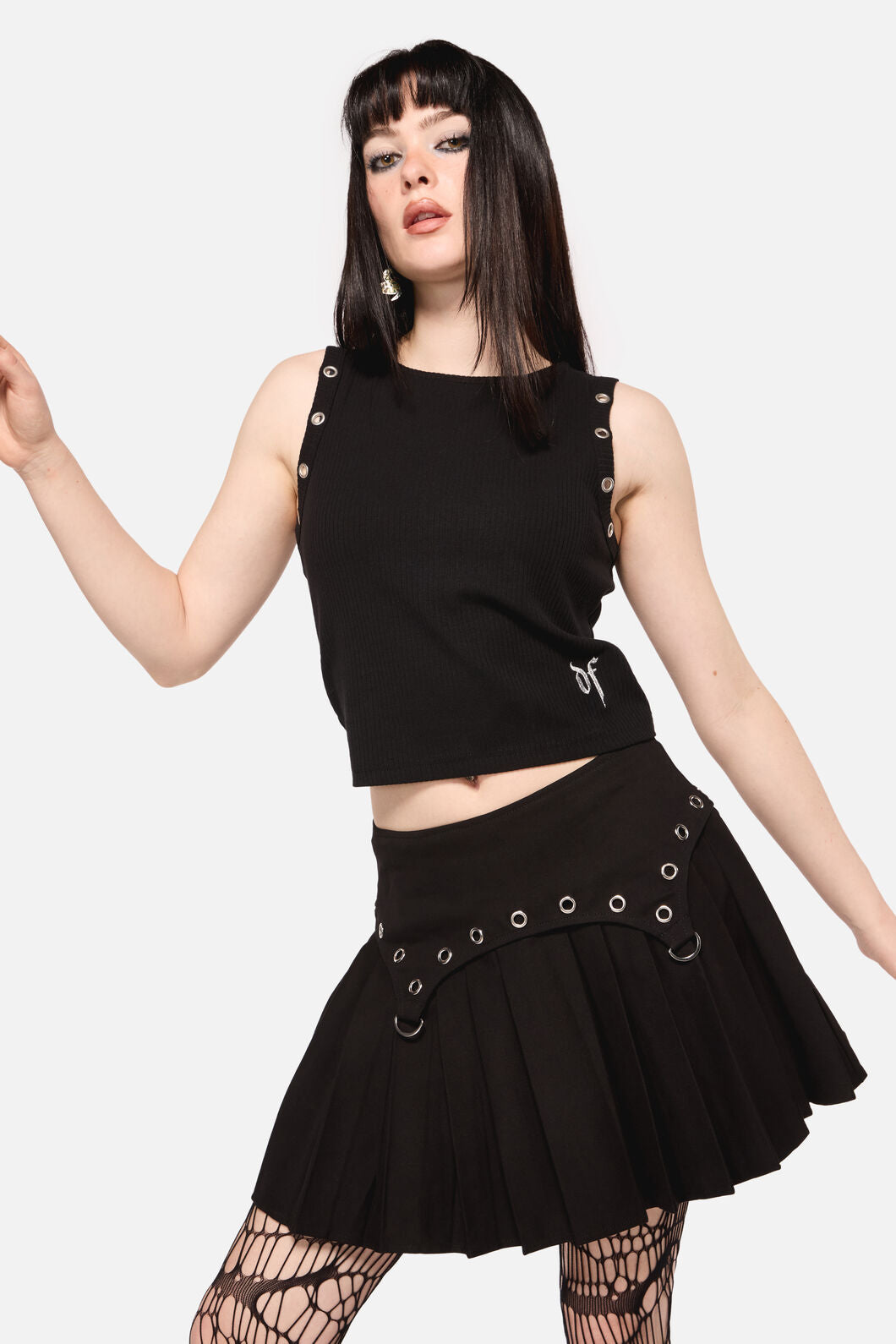 Dangerfield - Defiant Punk Trim Tank - black