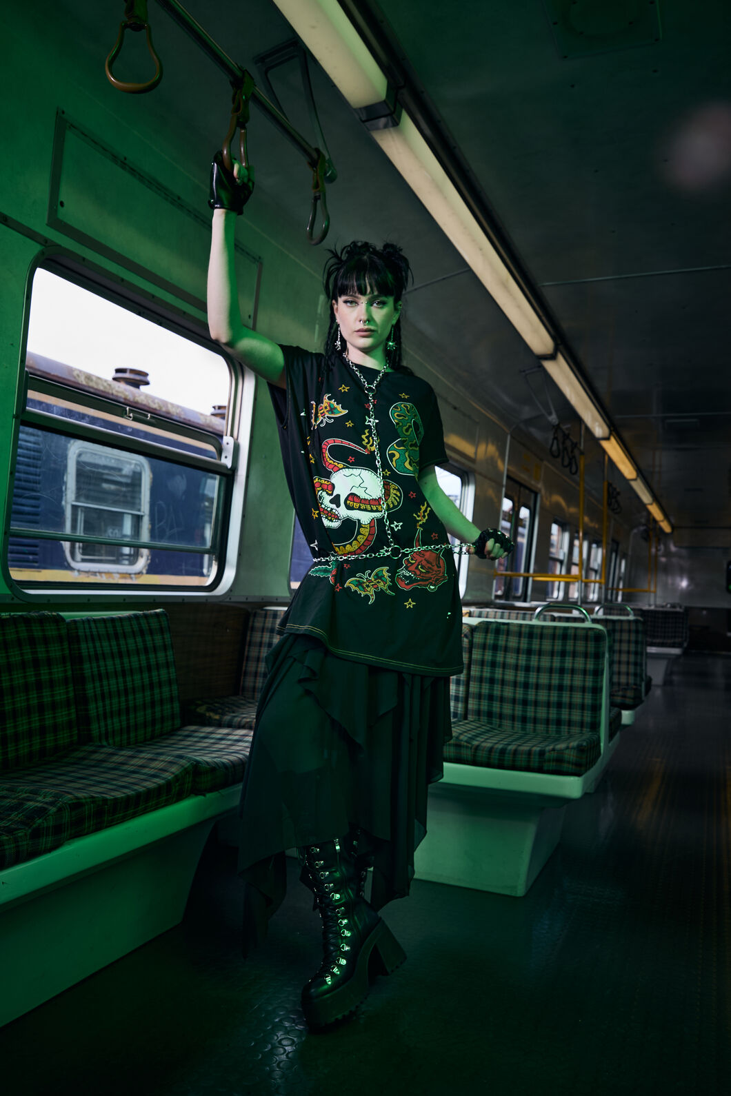 Dangerfield - Lawless Oversized Tee Dress - black