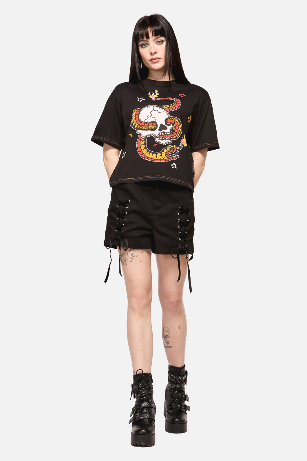 Dangerfield - Snake For Brains Grunge Tee - black
