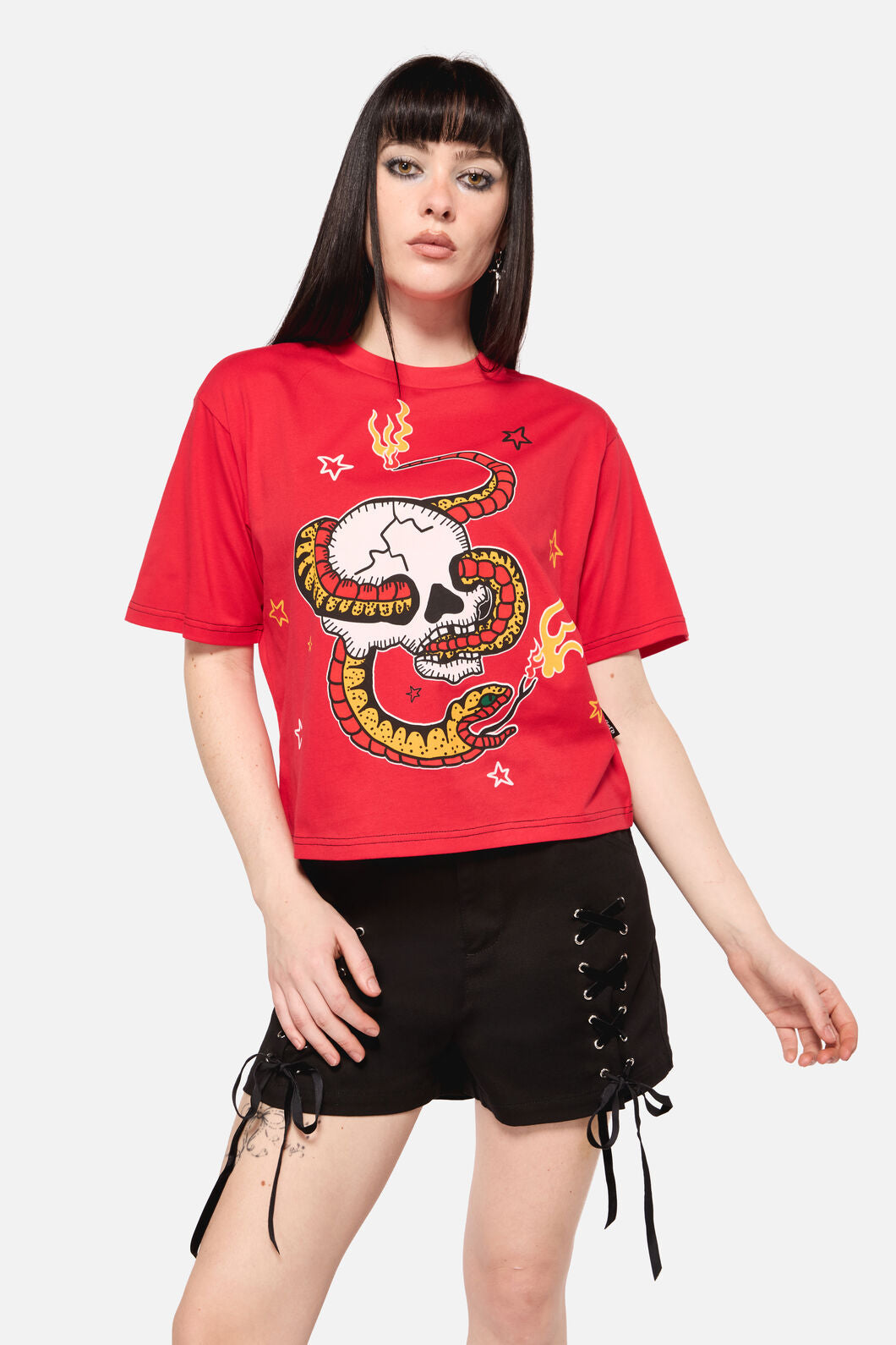 Dangerfield - Snake For Brains Grunge Tee - red