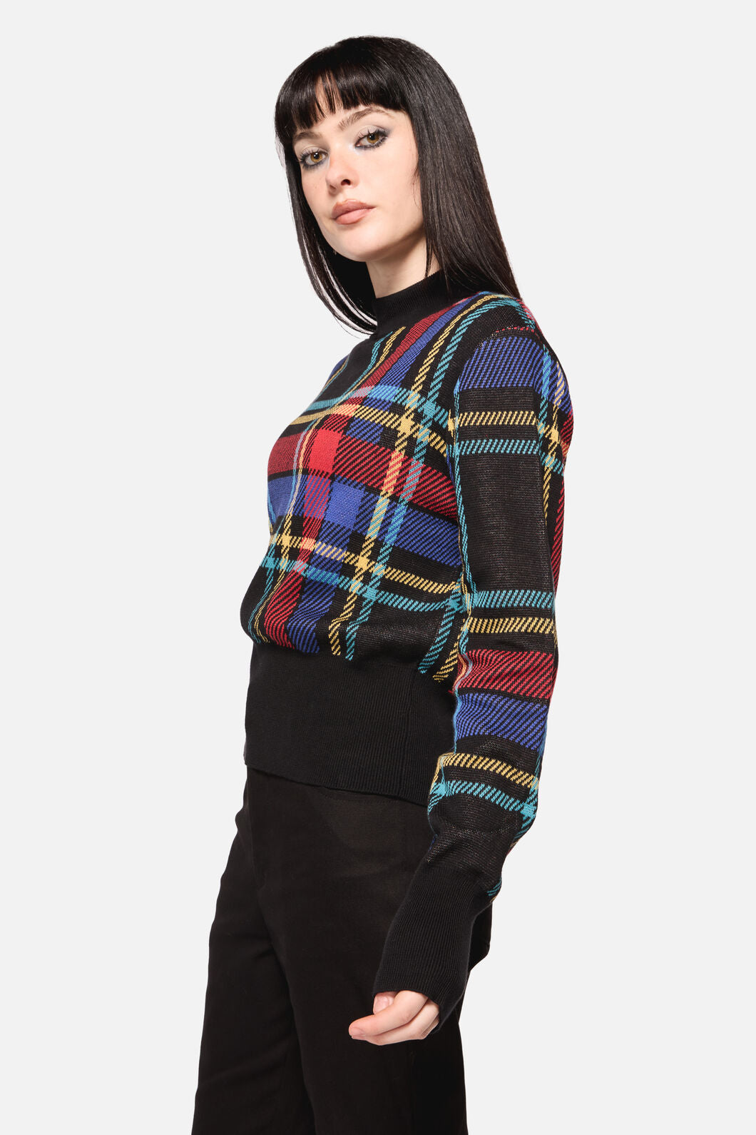 Dangerfield - Anarchic Tartan Knit - multi