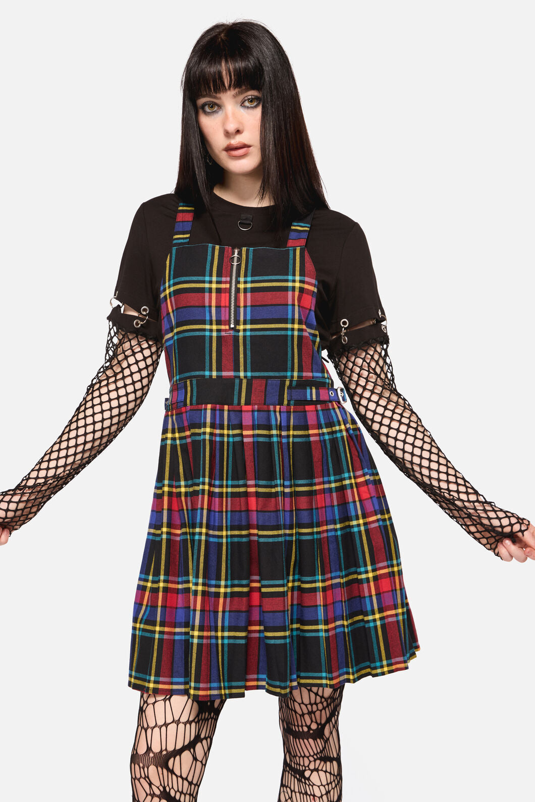 Dangerfield - Anarchic Tartan Pinafore - multi