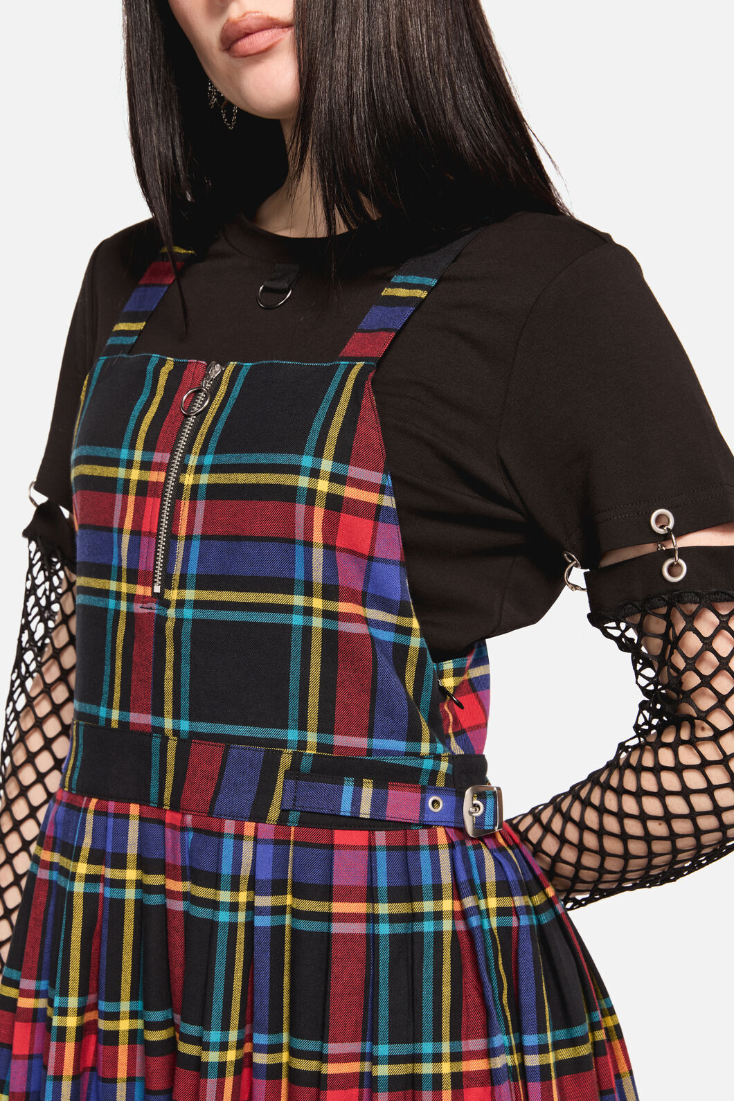 Dangerfield - Anarchic Tartan Pinafore - multi