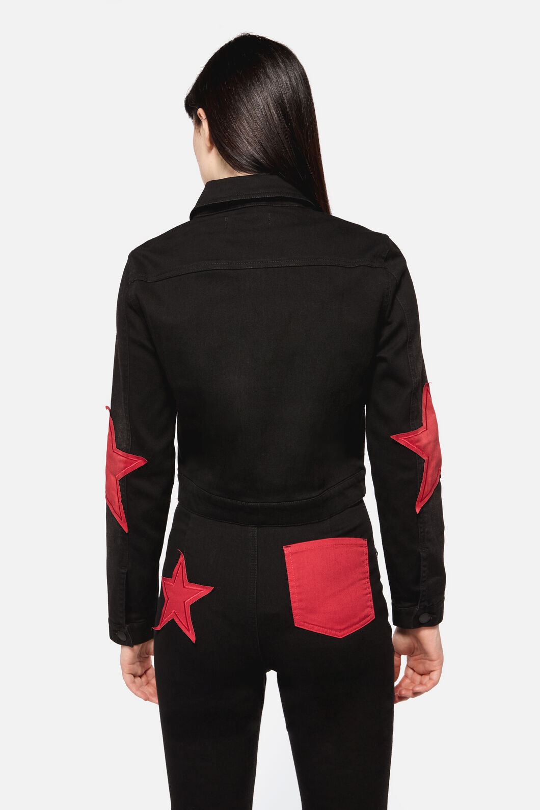 Dangerfield - Catwalk Assassin Denim Jacket - black-red