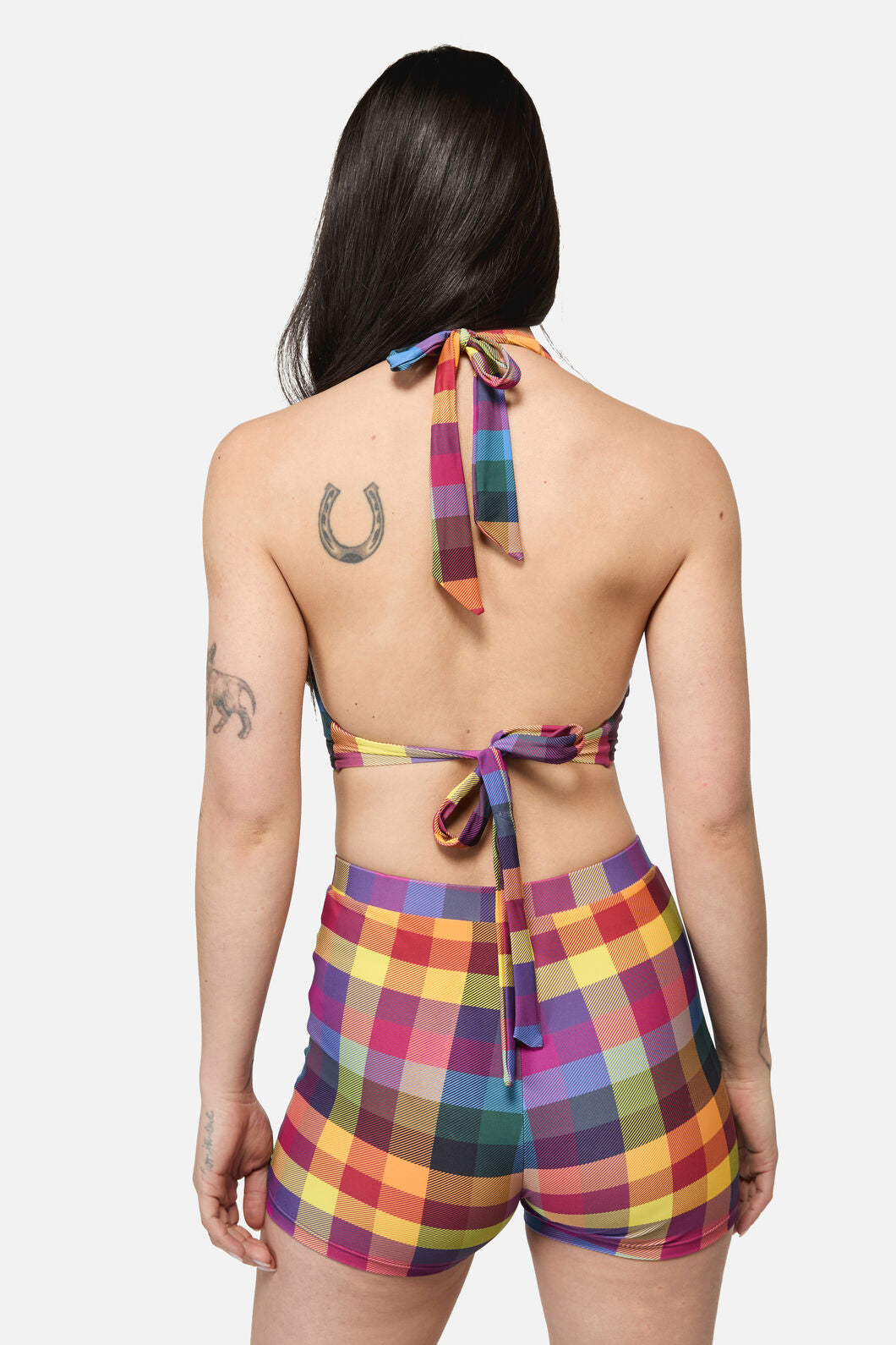 Dangerfield - Cosy Check Bikini Top - multi