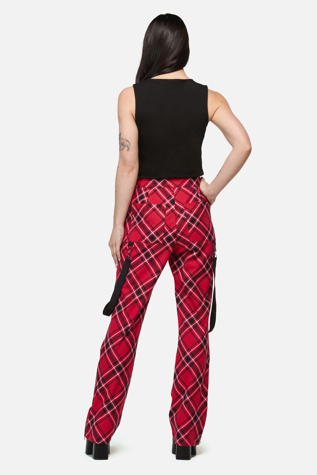 Dangerfield - Piracy Punk Tartan Pant - red