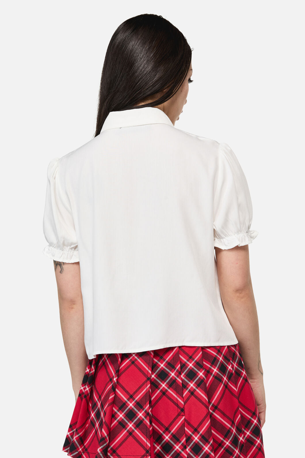 Dangerfield - BuccaneerPunkShortSleeveBlouse - cream