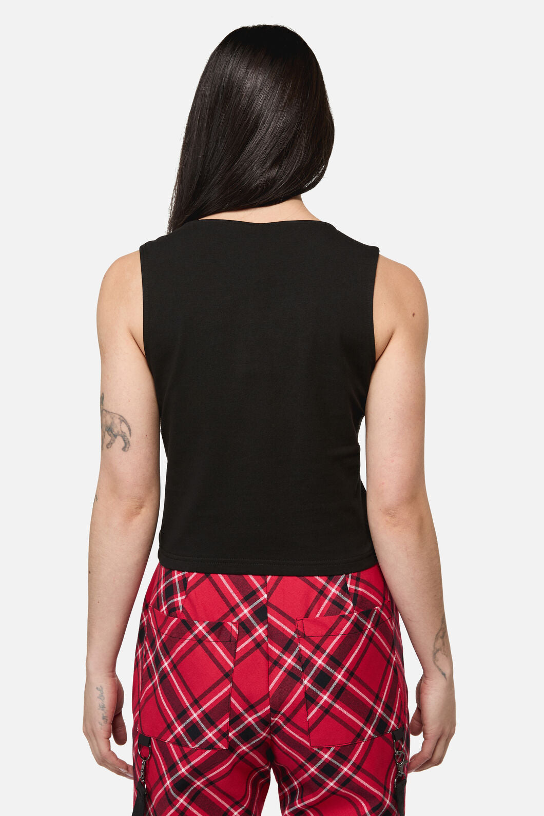 Dangerfield - Piracy Print Punk Tank Top - black