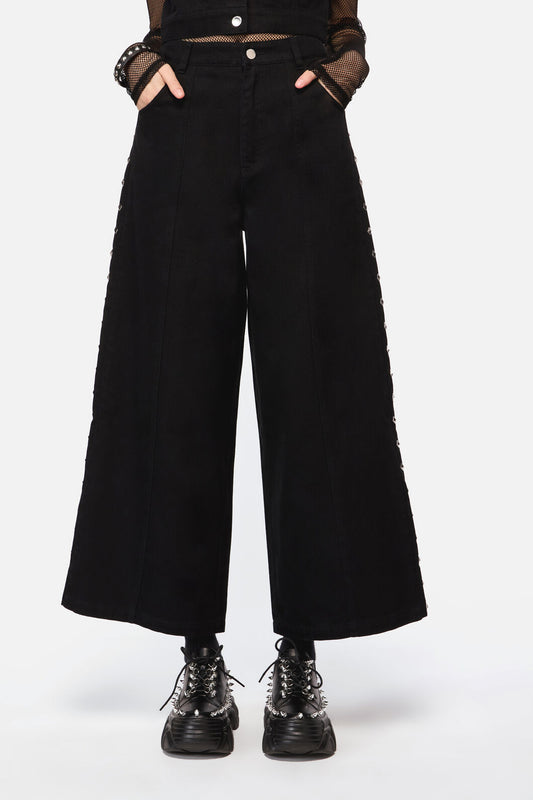 Dangerfield - Barb Stud Trim Jean - black