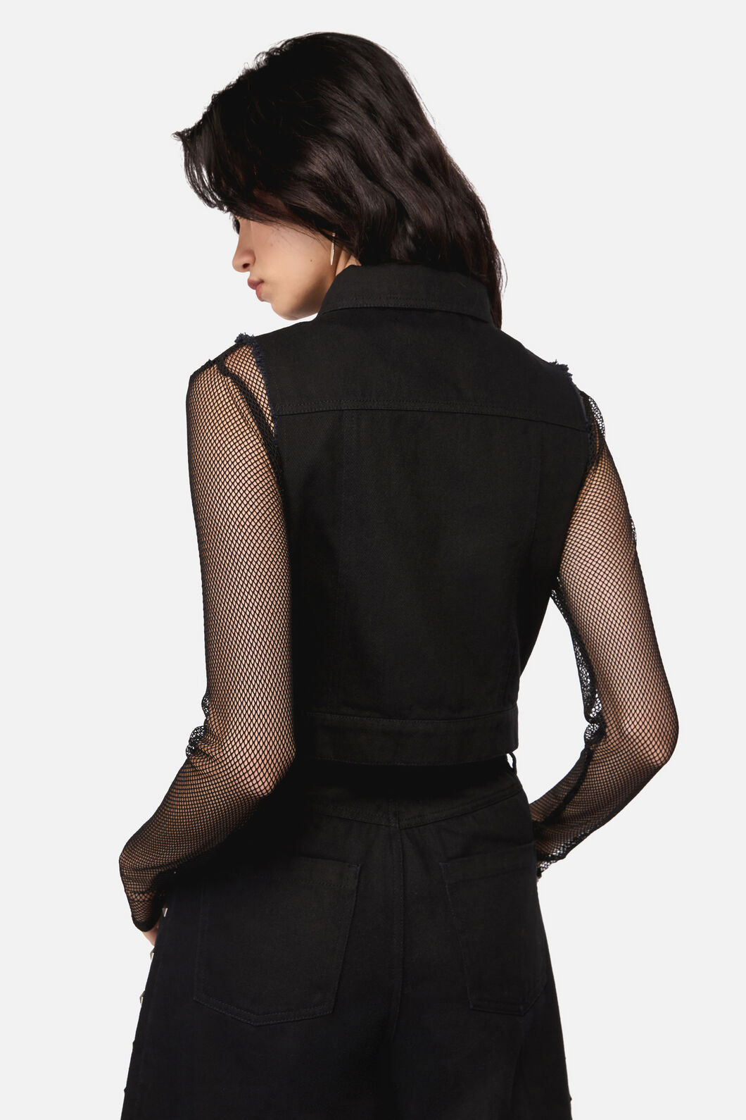Dangerfield - Barb Stud Trim Vest - black