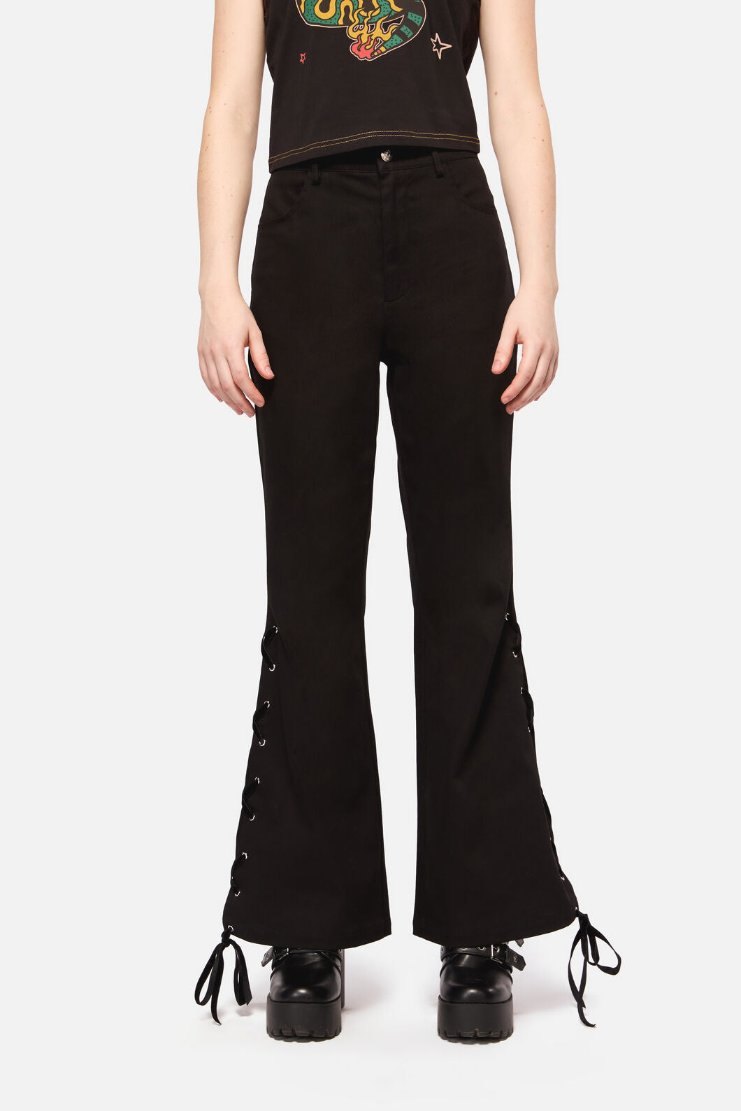 Dangerfield - All Tied Up Punk Pant - black