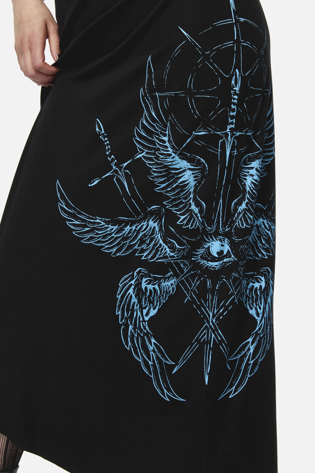 Dangerfield - Divination Goth Maxi Dress - black