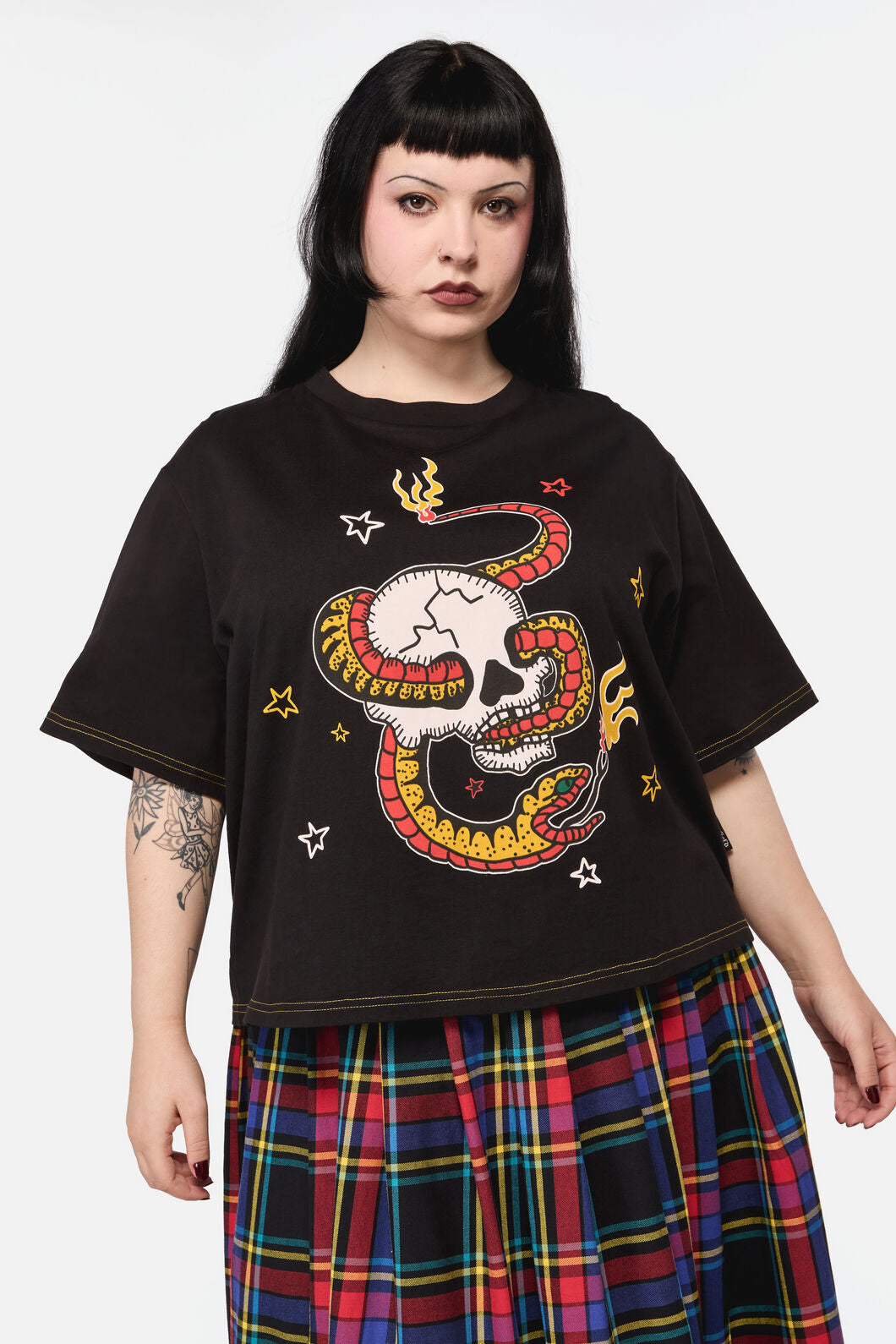 Dangerfield - Curve Snake ForBrainsGrungeTee - black