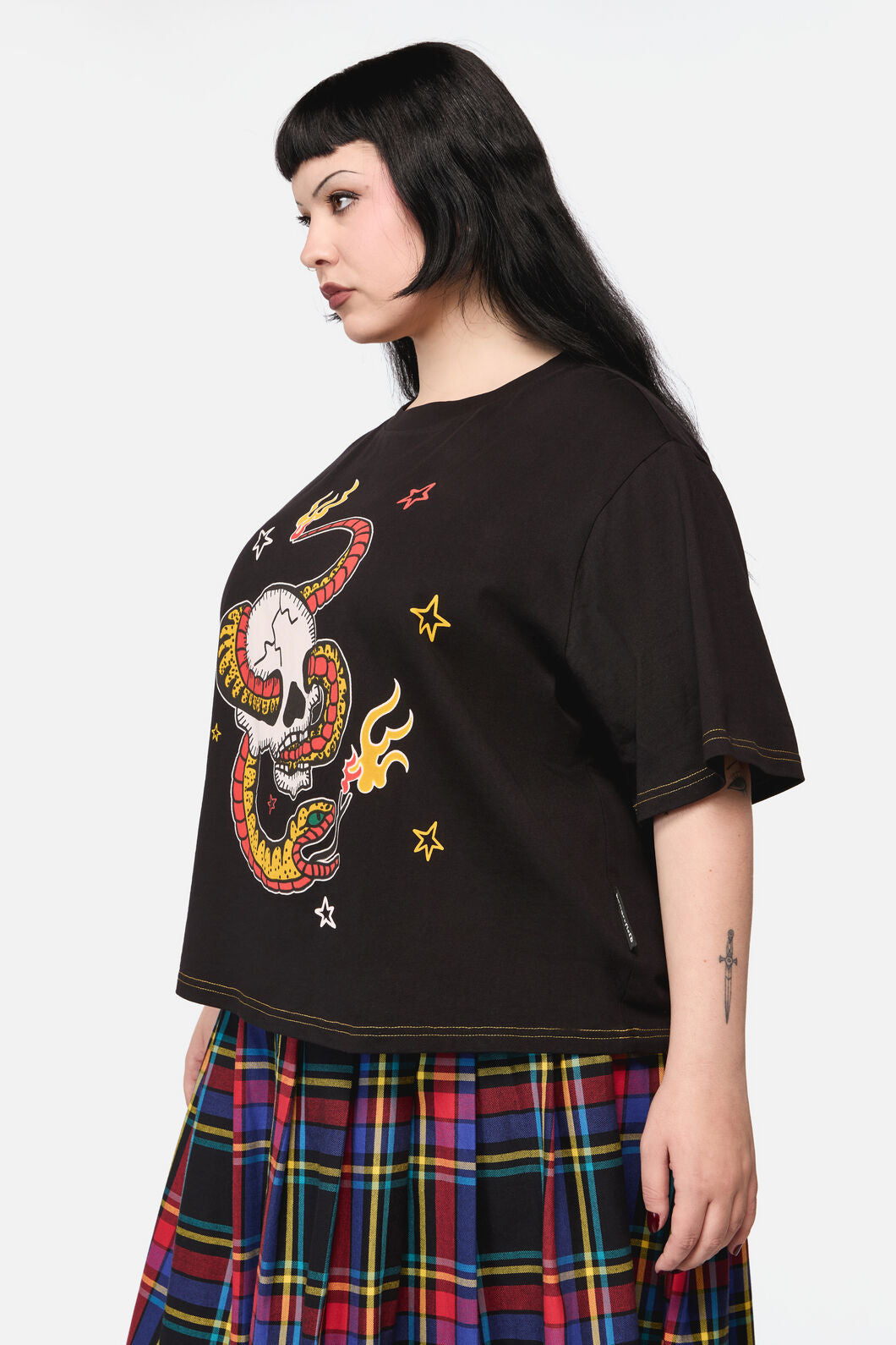 Dangerfield - Curve Snake ForBrainsGrungeTee - black