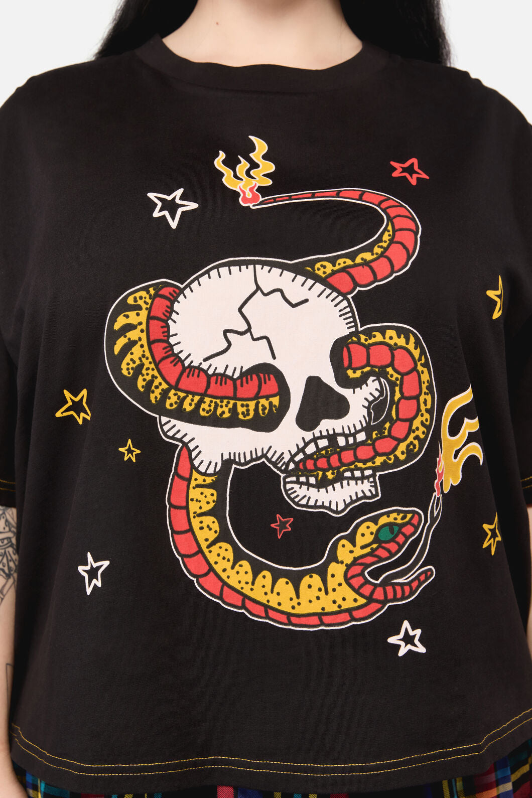 Dangerfield - Curve Snake ForBrainsGrungeTee - black